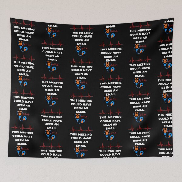Item preview, This Meeting Could Have Been an Email Nurse Funny Medical Humor Nurse Life Minimalist Design designed and sold by Im-Ara.