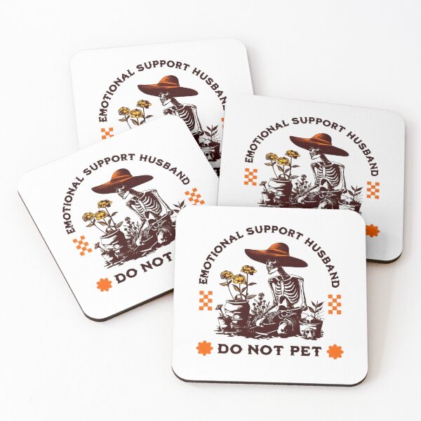 Item preview, Emotional Support Husband Do Not Pet Problem Child Energy designed and sold by SkeletonsDanger.