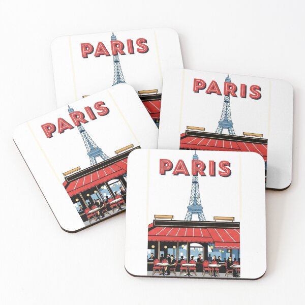 Item preview, Retro Paris Travel Poster Art Sticker designed and sold by aivibesfunny.