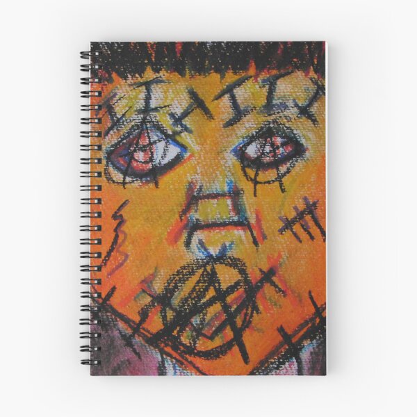 Item preview, Steve - Hand Drawn Oil Pastels Anarchy Punk Sketch designed and sold by AJPrettyObscene.