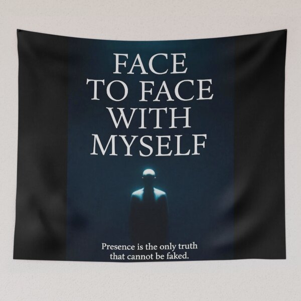 Item preview, ALONE WITH MYSELF - Brutalist Presence & Truth Stop performing. Start existing. designed and sold by MarioZ137.