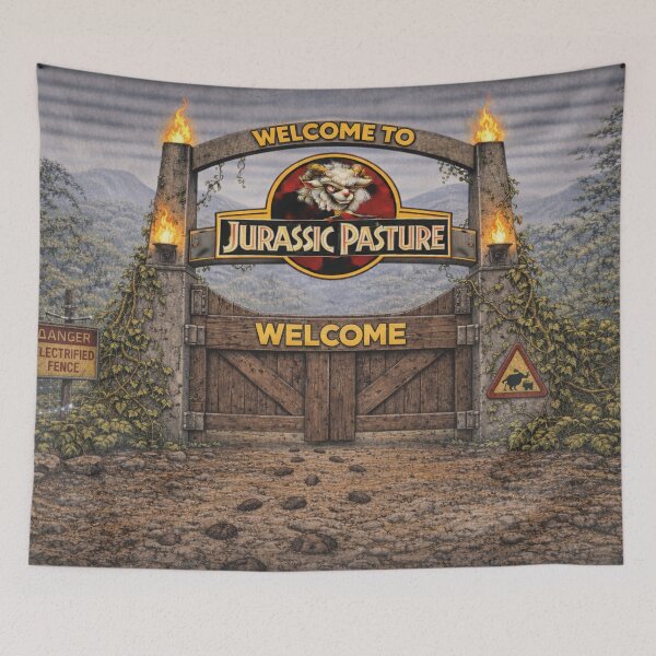 Item preview, Jurassic Pasture Gate - Welcome to the Woold designed and sold by Thpoar.