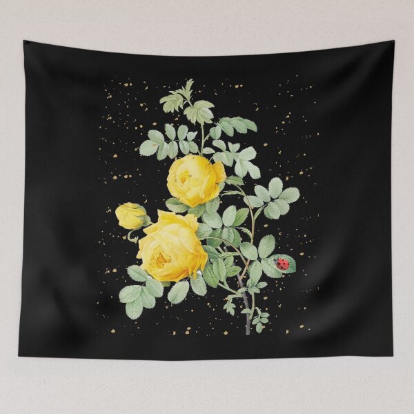 Item preview, Yellow Roses And A Ladybug. designed and sold by Dinasshop.