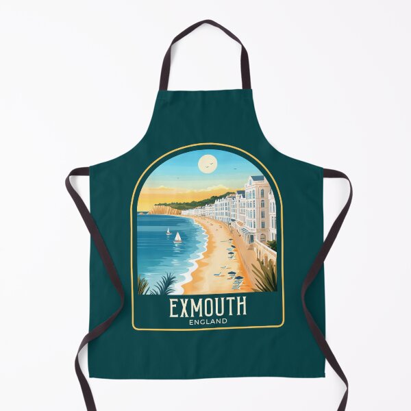 Item preview, Exmouth Vintage Travel Illustration designed and sold by HomeLivingCo.