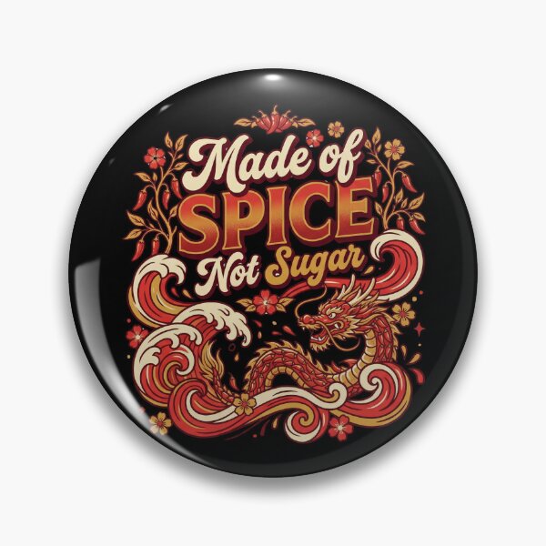 Item preview, Made Of Spice Not Sugar Funny Asian Pride AAPI Heritage Month designed and sold by Im-Ara.
