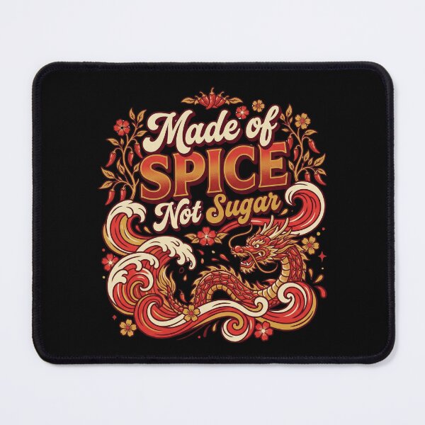 Item preview, Made Of Spice Not Sugar Funny Asian Pride AAPI Heritage Month designed and sold by Im-Ara.