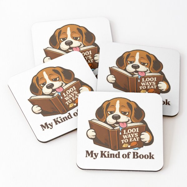 Item preview, Funny Beagle Food Lover Book Reading Dog designed and sold by Gentlestate.