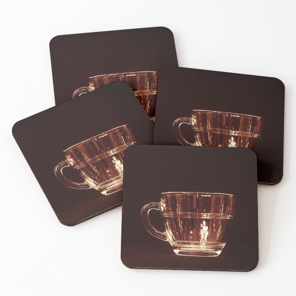 Item preview, Old scratched glass cup designed and sold by AsahiNoAme.