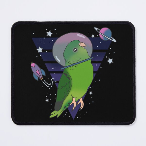 Item preview, Space Green Lineolated Parakeet designed and sold by FandomizedRose.