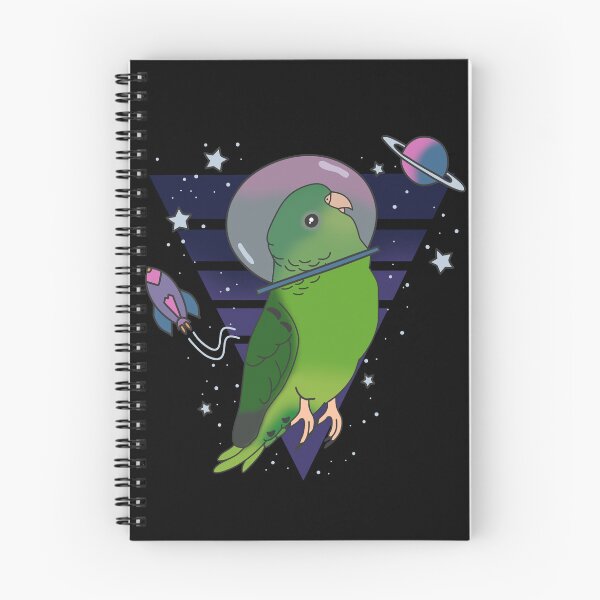 Item preview, Space Green Lineolated Parakeet designed and sold by FandomizedRose.