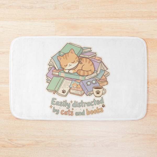Item preview, Quiet life loud thoughts Funny books & Kawaii cats designed and sold by Im-Ara.