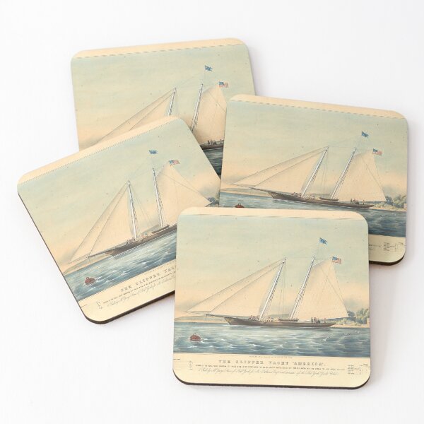Item preview, Currier America Yacht Race 1851 | Vintage Travel designed and sold by GammaRay.