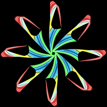 Artwork thumbnail, Multicolored mandala by Meo Design