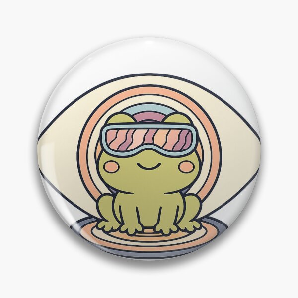 Item preview, Funky Trippy Frog Psychedelic Retro designed and sold by SoftSproutstu.