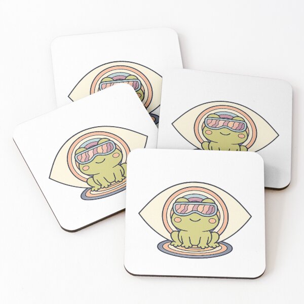 Item preview, Funky Trippy Frog Psychedelic Retro designed and sold by SoftSproutstu.