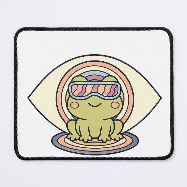 Item preview, Funky Trippy Frog Psychedelic Retro designed and sold by SoftSproutstu.