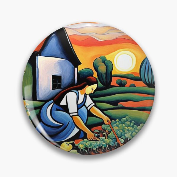 Item preview, Toiling in the vegetable patch designed and sold by George Hutton Hunter.