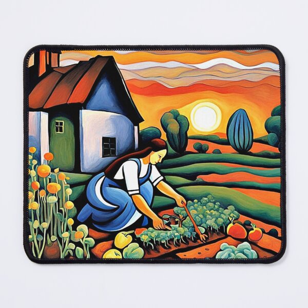 Item preview, Toiling in the vegetable patch designed and sold by George Hutton Hunter.
