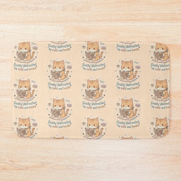 Item preview, Introvert Cat and Book Lover Funny Quote designed and sold by Im-Ara.
