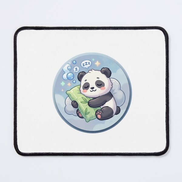 Item preview, Adorable Sleepy Panda Kawaii Chibi Sticker – Sweet Dreams Bamboo Design designed and sold by Vibe Glue.