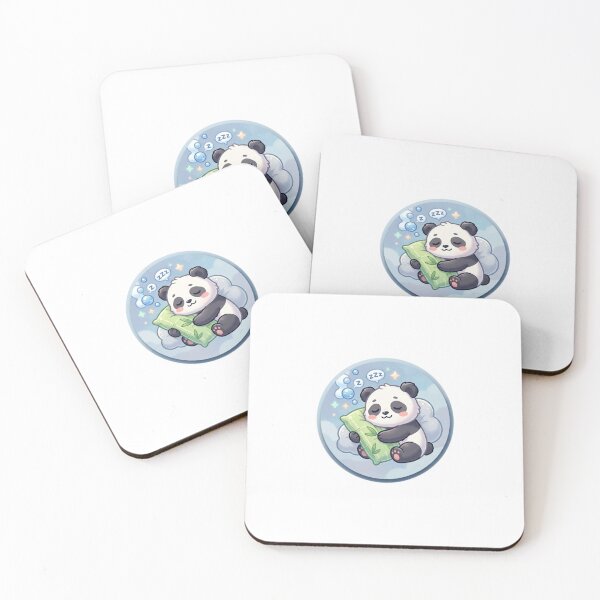 Item preview, Adorable Sleepy Panda Kawaii Chibi Sticker – Sweet Dreams Bamboo Design designed and sold by Vibe Glue.