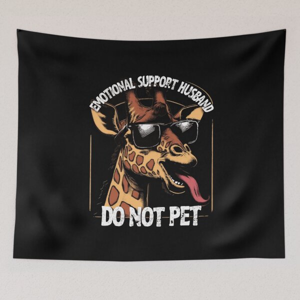Item preview, Emotional Support Husband Do Not Pet Peak Chaos Energy designed and sold by SkeletonsDanger.