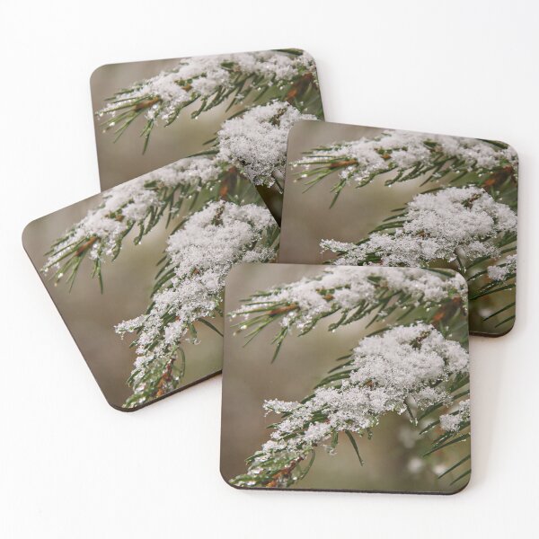 Item preview, Winter Whispers: Snow-Dusted Spruce designed and sold by ShotsbyDesiree.