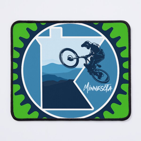 Item preview, BLUE SKIES AND BEAUTIFUL TRAILS — MINNESOTA MOUNTAIN BIKING designed and sold by Spokelore.