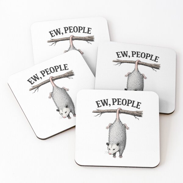 Item preview, Ew People Opossum Shirt Funny Introvert Possum Graphic Tee designed and sold by LoppiPrintShop.