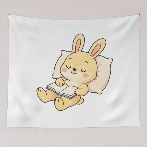 Item preview, Sleeping Bunny Reading Book Cute Cozy Shirt designed and sold by SoftSproutstu.