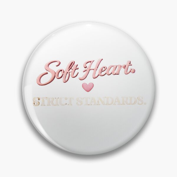 Item preview, Soft Heart Strict Standards Relationship Quote Soft Girl Aesthetic High Standards Dating Shirt designed and sold by JagrDesigns.