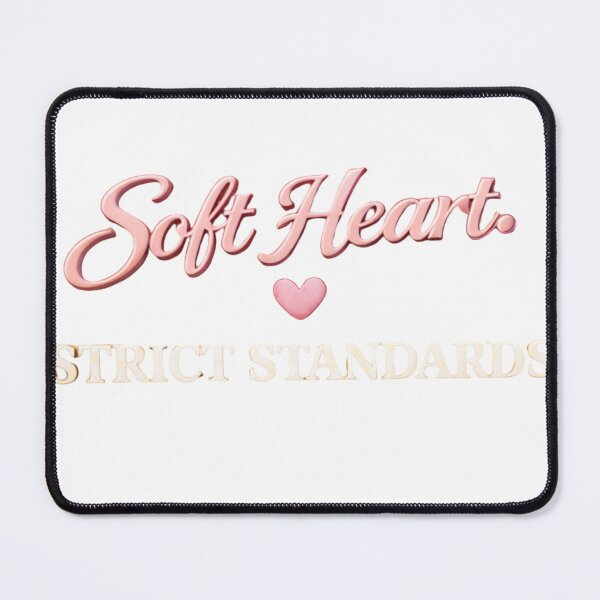 Item preview, Soft Heart Strict Standards Relationship Quote Soft Girl Aesthetic High Standards Dating Shirt designed and sold by JagrDesigns.