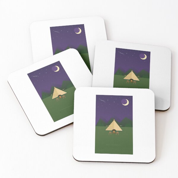 Item preview, Glamping Night Sky Bell Tent Phone Case — Not All Who Wander Are Lost Camping Gift designed and sold by InkWanderStudio.