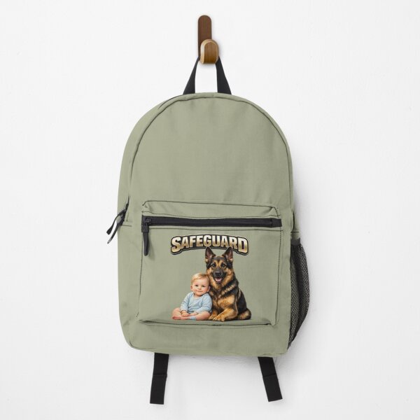 Item preview, German Shepherd Safeguard Baby Protector Cute Dog Design | Loyal Guard Dog Premium Illustration designed and sold by KalaPXL.