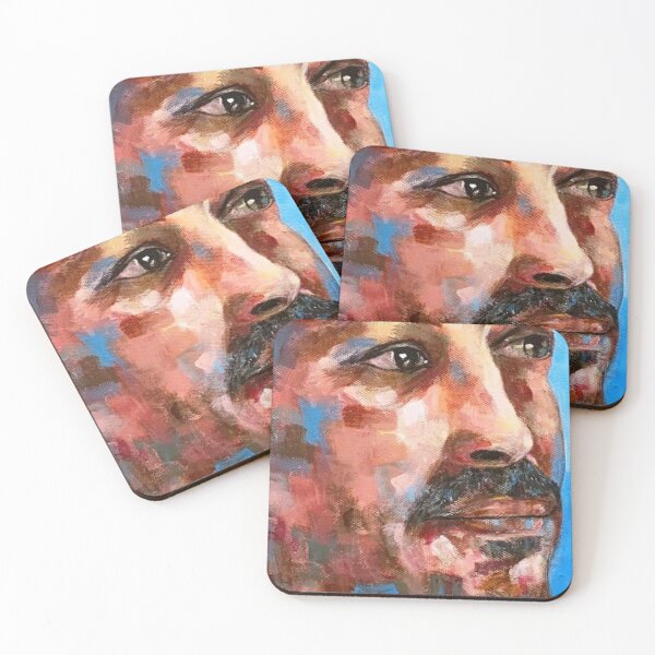 Item preview, Expressive Portrait in Bold Colorful Brushstrokes designed and sold by nezar1811.