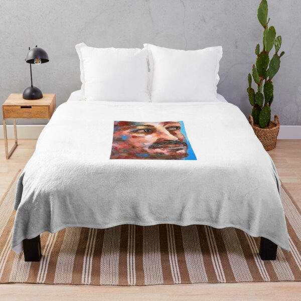 Item preview, Expressive Portrait in Bold Colorful Brushstrokes designed and sold by nezar1811.