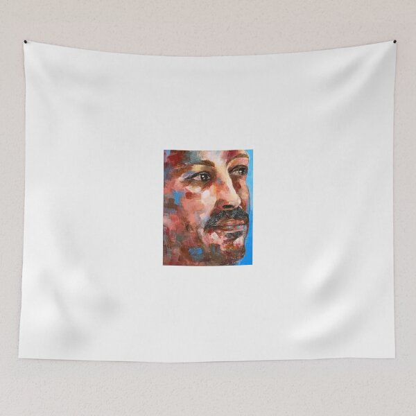 Item preview, Expressive Portrait in Bold Colorful Brushstrokes designed and sold by nezar1811.