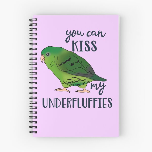 Item preview, You can kiss my underfluffies Lineolated Parakeet designed and sold by FandomizedRose.