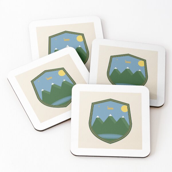 Item preview, National Park Explore Badge Tote Bag — Wilderness Hiking Gift Outdoor Lover designed and sold by InkWanderStudio.