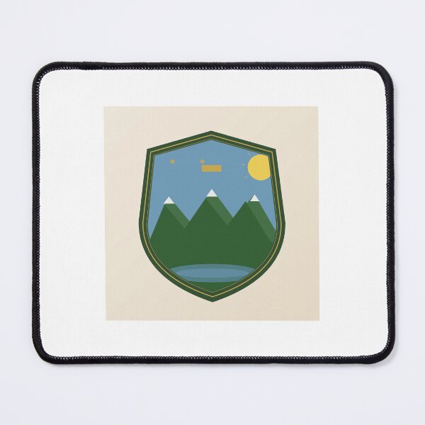 Item preview, National Park Explore Badge Tote Bag — Wilderness Hiking Gift Outdoor Lover designed and sold by InkWanderStudio.