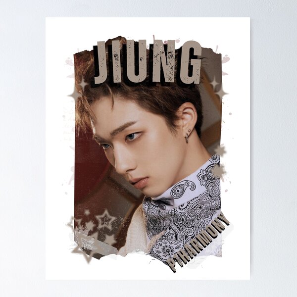 Item preview, P1Harmonyy Jiung Scrapbook Design Korean Group KPop Scrapbook Collage  designed and sold by HELL0WBELLO.