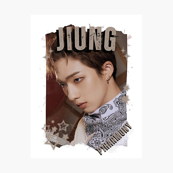 Item preview, P1Harmonyy Jiung Scrapbook Design Korean Group KPop Scrapbook Collage  designed and sold by HELL0WBELLO.
