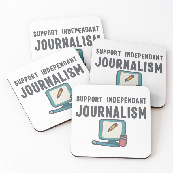 Item preview, Support Independant Journalism designed and sold by 3Brew-Designs.