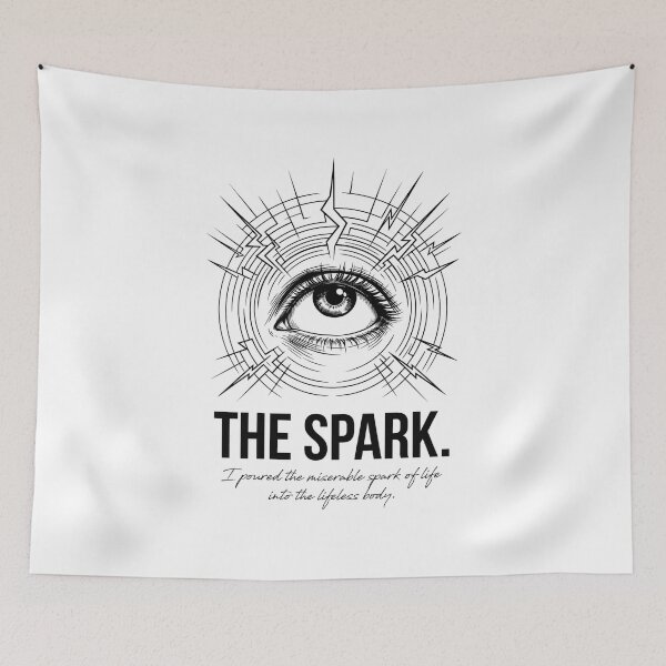 Item preview, The Spark I Poured The Miserable Spark Of Life Frankenstein designed and sold by Fenay Designs.