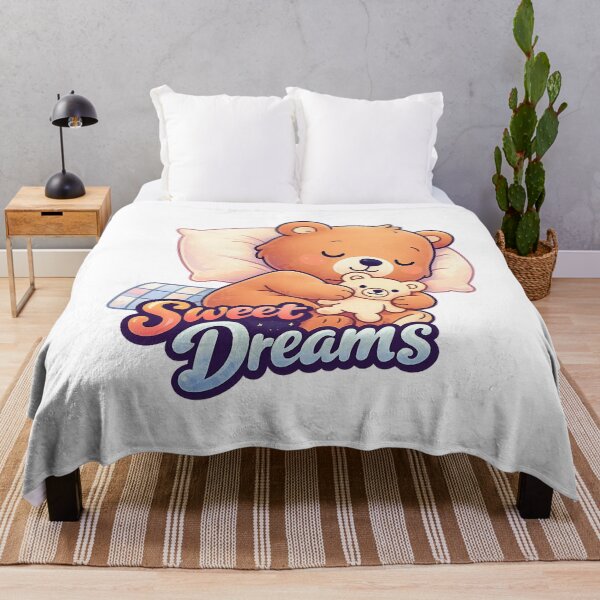 Item preview, Sweet Dreams Cute Sleeping Bear Cozy designed and sold by SoftSproutstu.