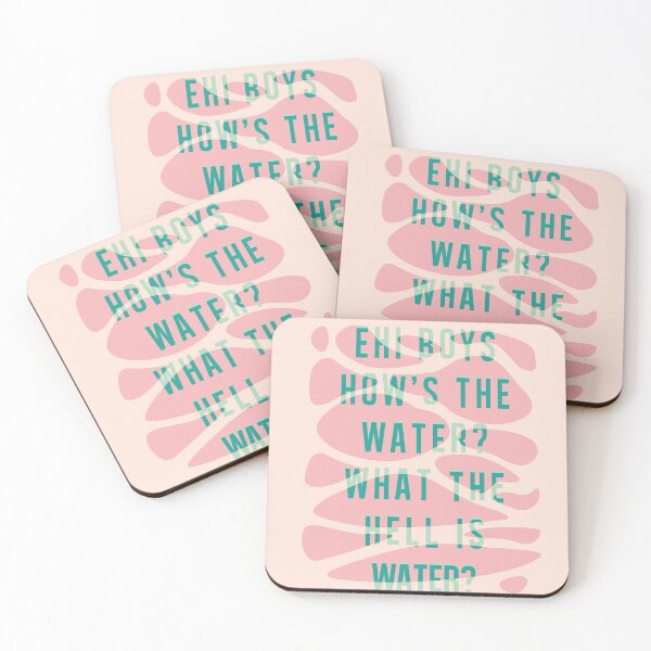 Item preview, This is Water David Foster Wallace Quote - Abstract Fluid Typography designed and sold by peperlis.
