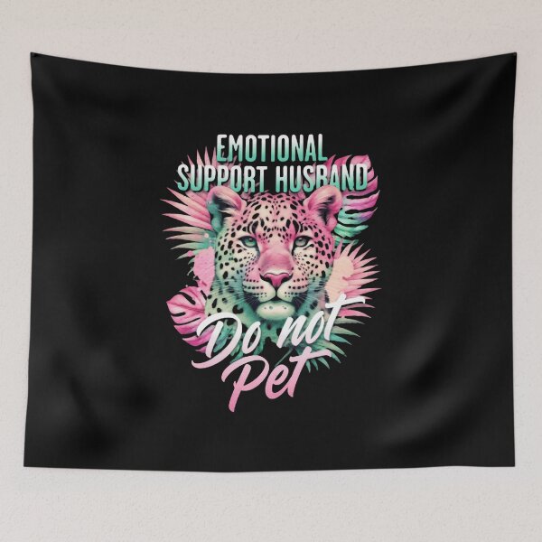 Item preview, Emotional Support Husband Do Not Pet Iconic Chaos Energy designed and sold by SkeletonsDanger.