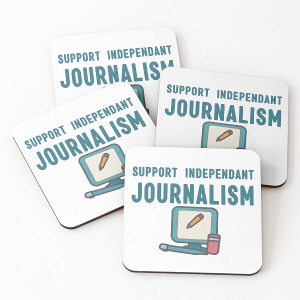 Item preview, Support Independant Journalism designed and sold by 3Brew-Designs.