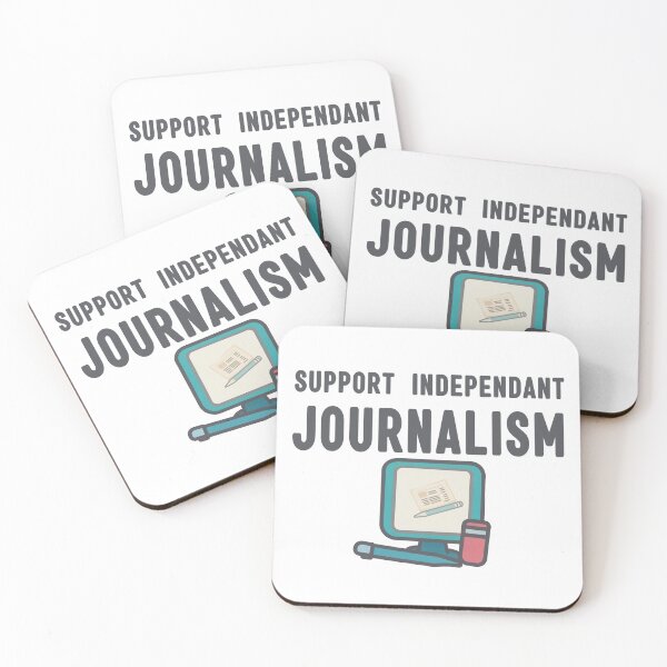 Item preview, Support Independant Journalism designed and sold by 3Brew-Designs.