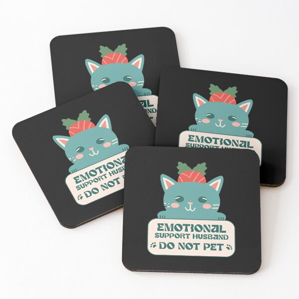 Item preview, Emotional Support Husband Do Not Pet Elite Chaos Energy designed and sold by SkeletonsDanger.